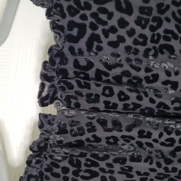 Loft plus cheetah print flutter sleeve midi dress - Picture 7 of 8